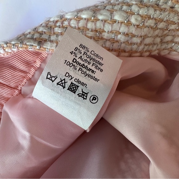 J.Crew Tweed Pencil Skirt w/Metallic Silver Thread - Picture 5 of 10